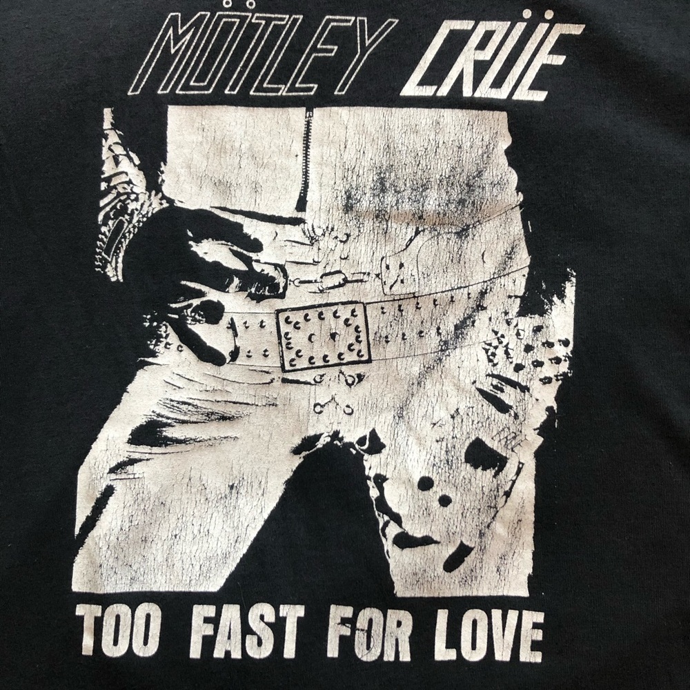 Authentic Vintage Rare Motley Crüe 1982 Tour Shirt